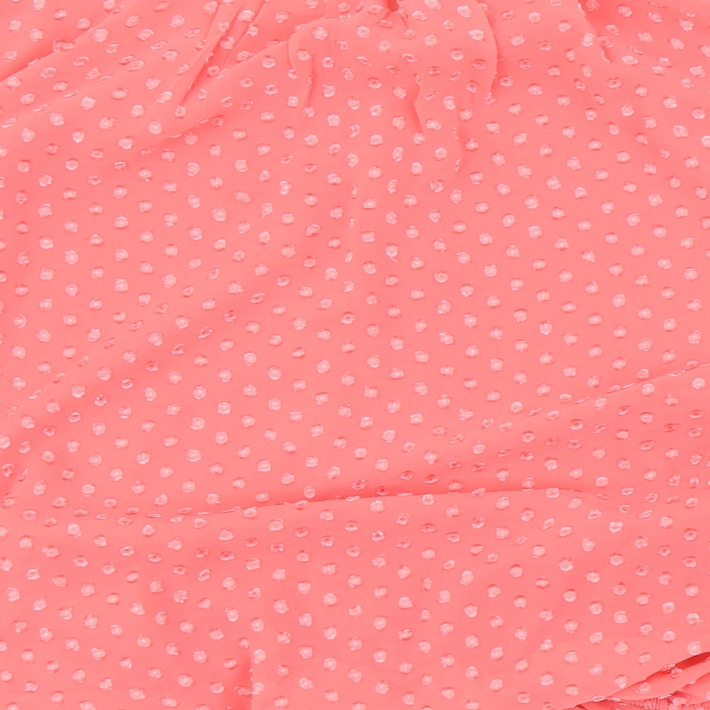 Womens UK Size 12 Select Pink Basic Blouse