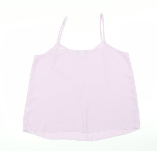 Womens UK Size 14 New Look Purple Camisole Blouse