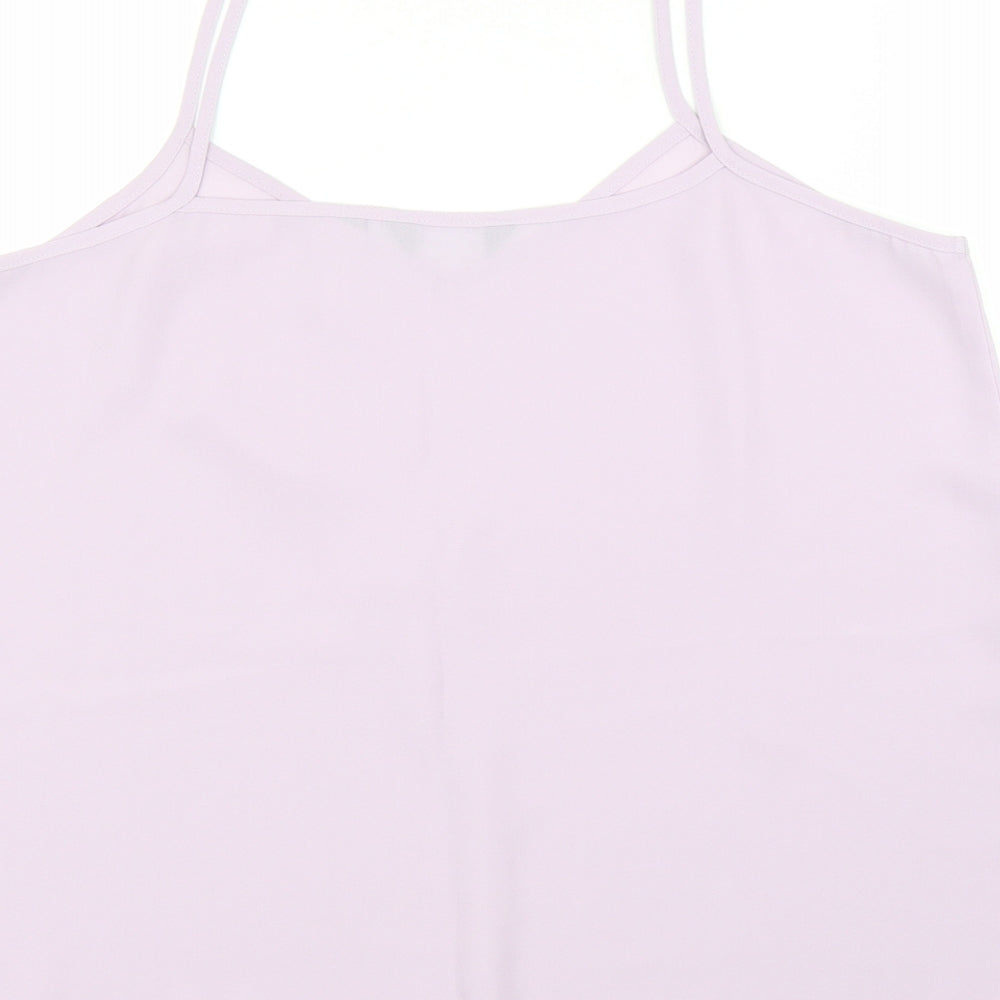 Womens UK Size 14 New Look Purple Camisole Blouse