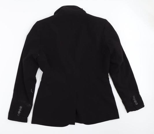 Union Boutique Womens Black Jacket Blazer Size 12