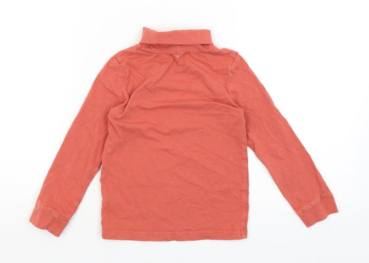 George Girls Red Basic T-Shirt Size 4-5 Years