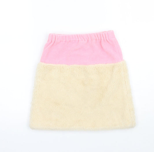 A li babi Girls Pink A-Line Skirt Size 6 Years