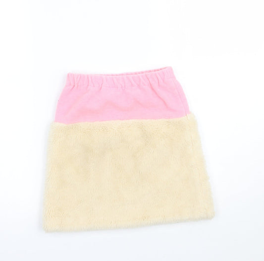 A li babi Girls Pink A-Line Skirt Size 6 Years