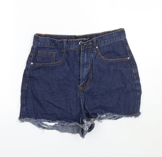 Womens UK Size 6 PRETTYLITTLETHING Regular Fit Cut-Off Shorts