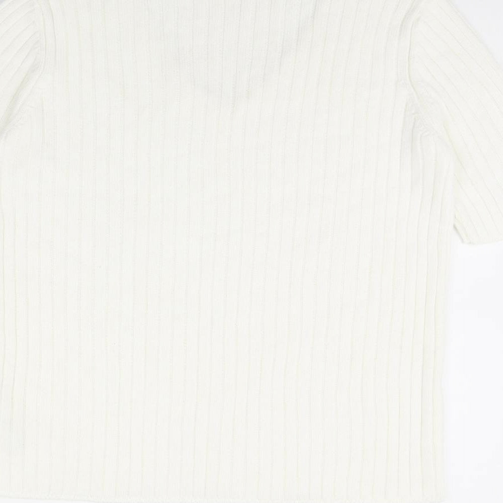 Womens UK Size 12 DELMOD Ivory Pullover Jumper