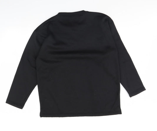 sports Womens Black Pullover Jumper Size 14