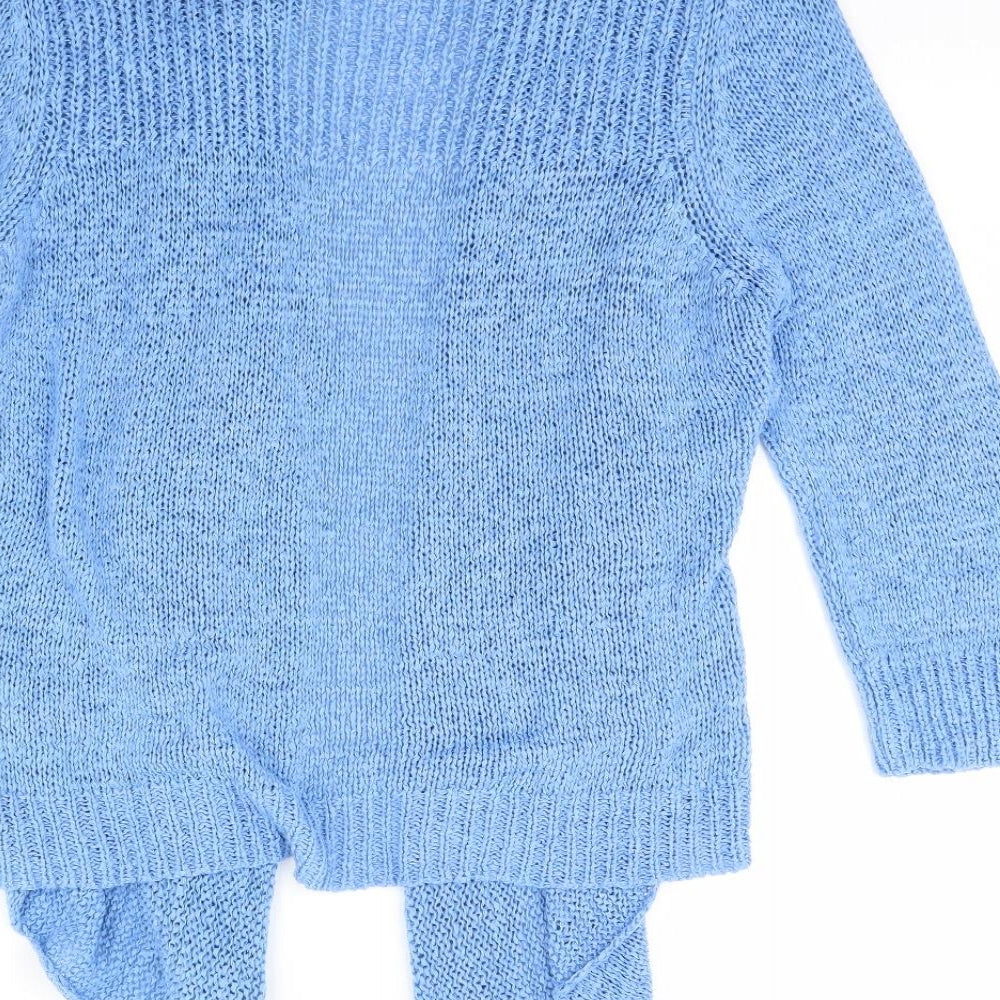 Womens UK Size L BM Blue Cardigan Jumper