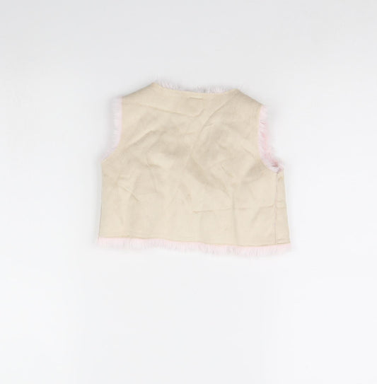 Mini Mode Girls Beige Jacket Size 9-12 Months