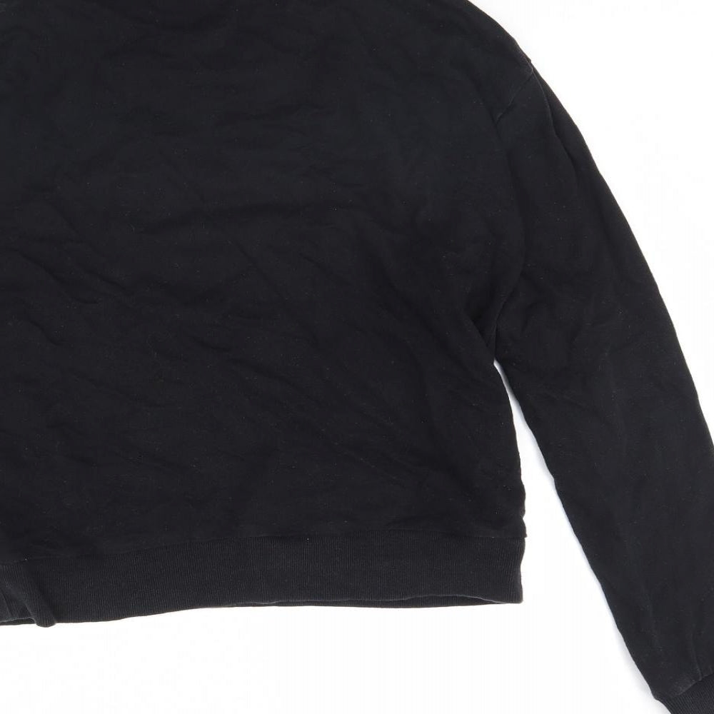Womens UK Size XS Divided Black Pullover Jumper