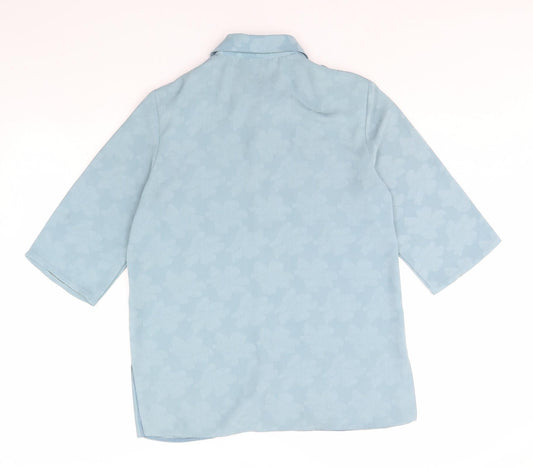 Bonmarché Womens Blue Basic Button-Up Size 12