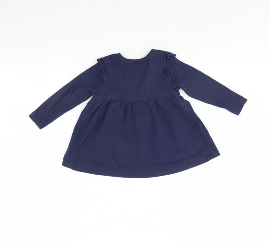 George Girls Blue Basic Blouse Size 18-24 Months