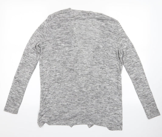 Womens UK Size 6 Atmosphere Grey Wrap Jumper