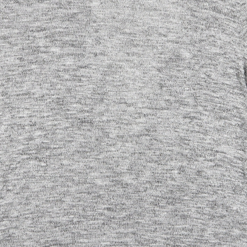 Womens UK Size 6 Atmosphere Grey Wrap Jumper