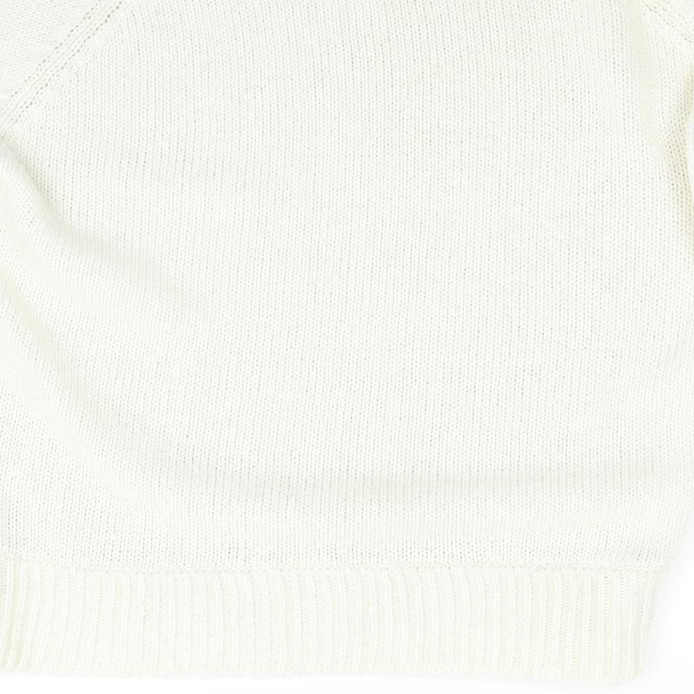 Womens UK Size 16 Soon Ivory Pullover Jumper