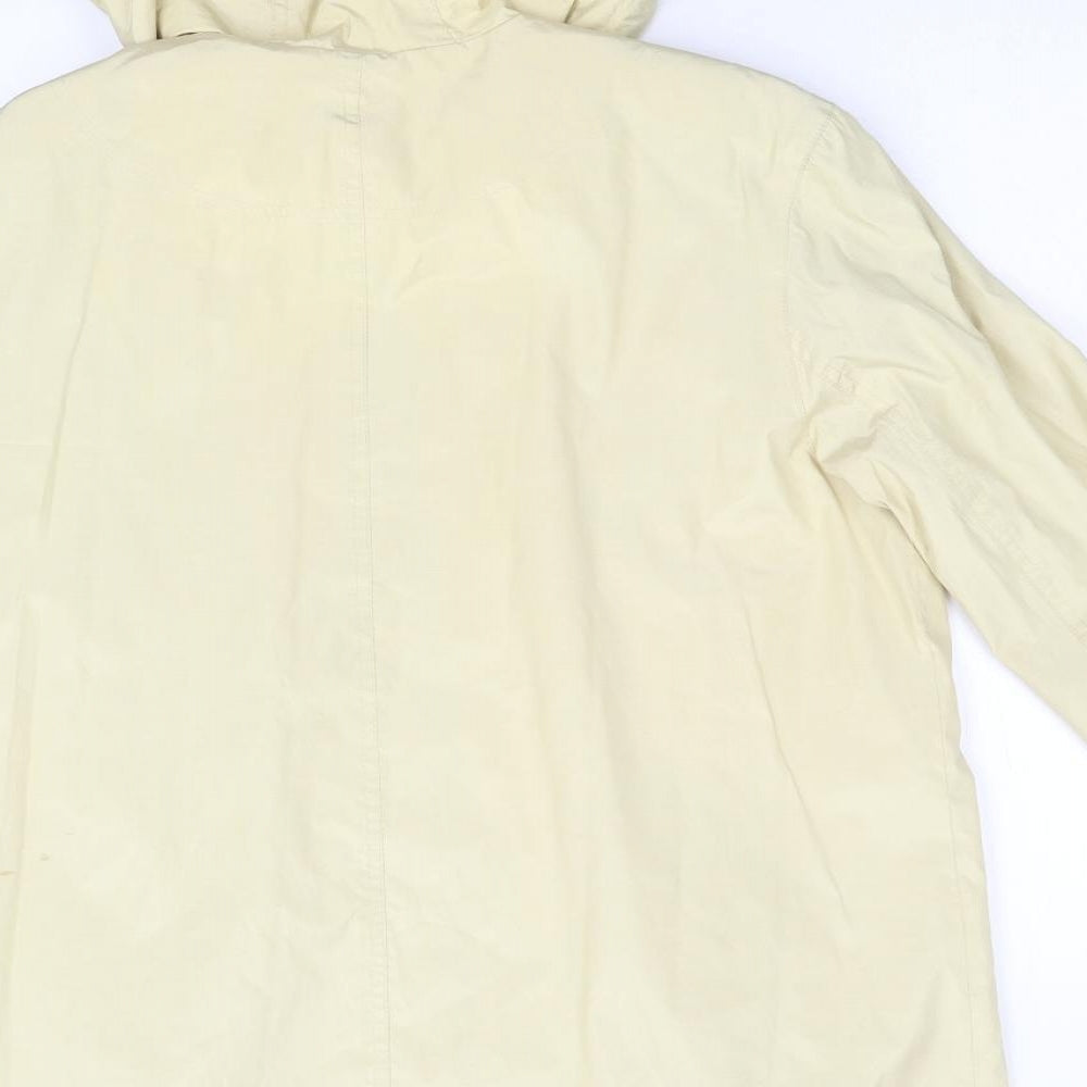 D Day Wear Womens Yellow Overcoat Coat Size 14