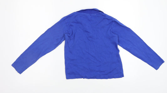 Navi Boys Blue Pullover Polo Size 7-8 Years