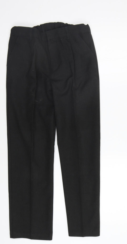 f7f Boys Black Dress Pants Trousers Size 11 Years