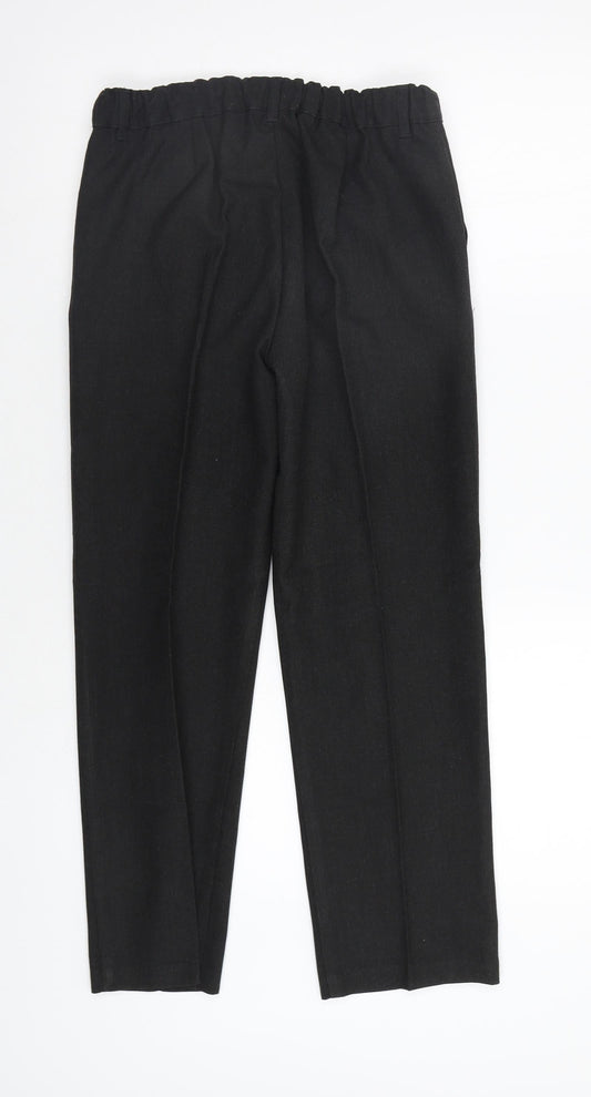f7f Boys Black Dress Pants Trousers Size 11 Years