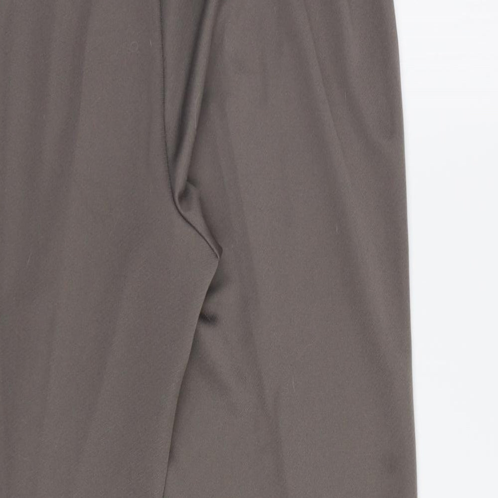 Womens UK Size 12 Damart Regular Fit Beige Trousers