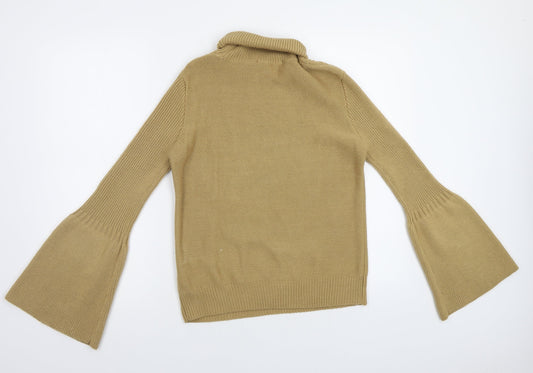 Womens UK Size S Oasis Beige Pullover Jumper