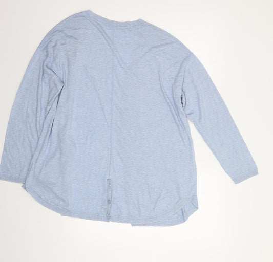 Gerry Weber Womens Blue Cardigan Jumper Size 16