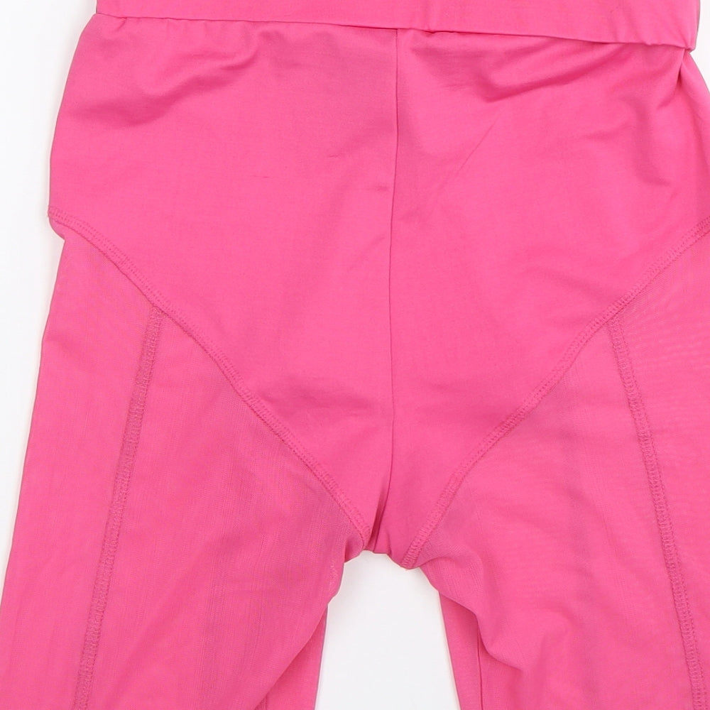 Criminal Damage Womens Pink Sweat Shorts Size 8