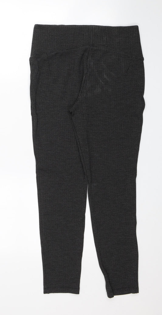 M&S Womens Black Jegging Trousers Size 10 L25 in