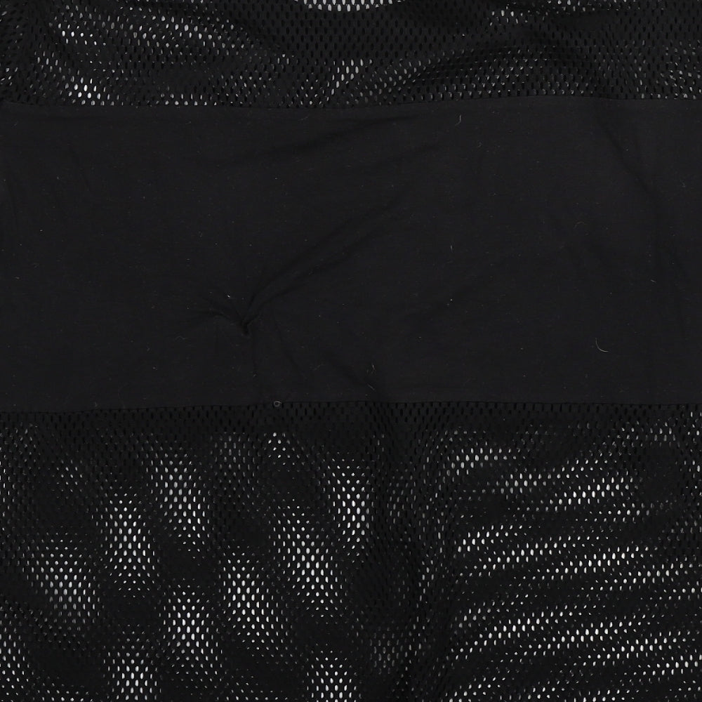 Womens UK Size 10 New Look Black Basic Blouse