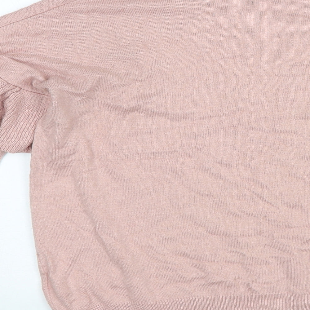 F&F Womens Pink Pullover Jumper Size 12