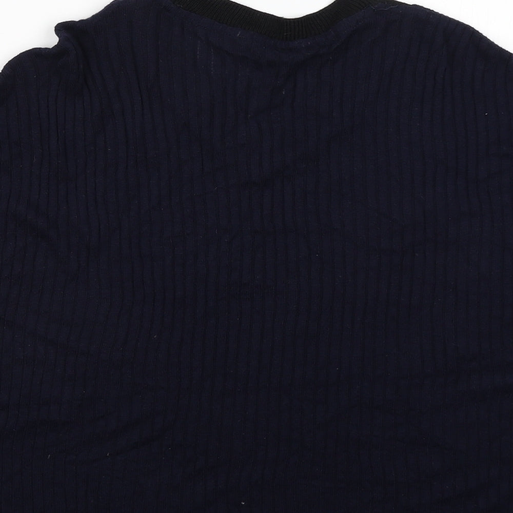 Womens UK Size 14 Red Herring Blue Pullover Jumper