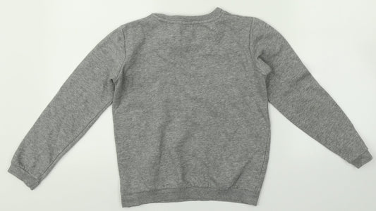 Pep & Co Boys Grey Pullover Sweatshirt Size 8-9 Years