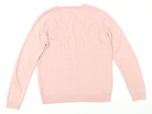 Womens UK Size 8 M&S Pink Pullover Jumper
