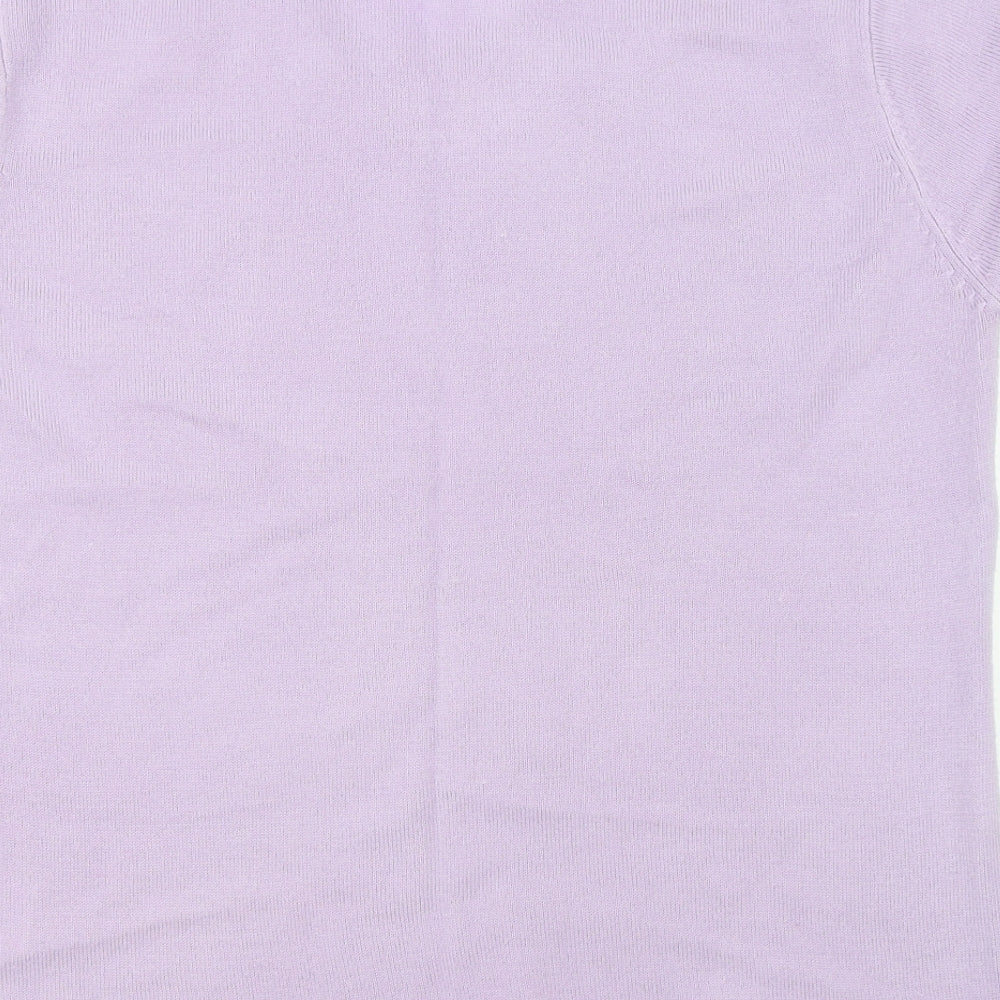 Womens UK Size L Fay Louise Purple Basic Blouse
