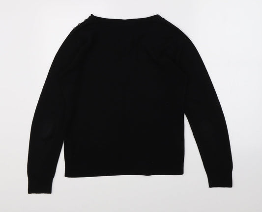 Womens UK Size 12 Atmosphere Black Pullover Jumper