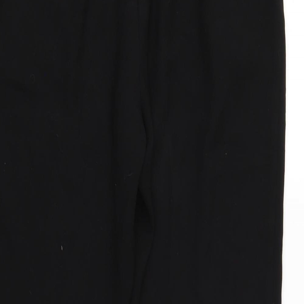 Womens UK Size 8 H&M Regular Fit Black Trousers