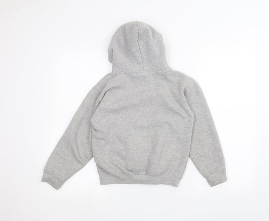Preworn Girls Grey Pullover Hoodie Size L