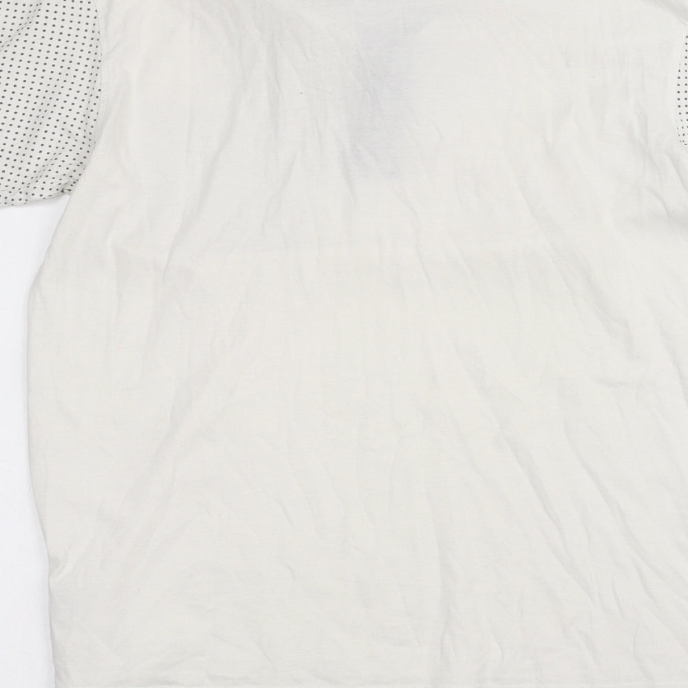 Soul Star Mens White Polo Size M