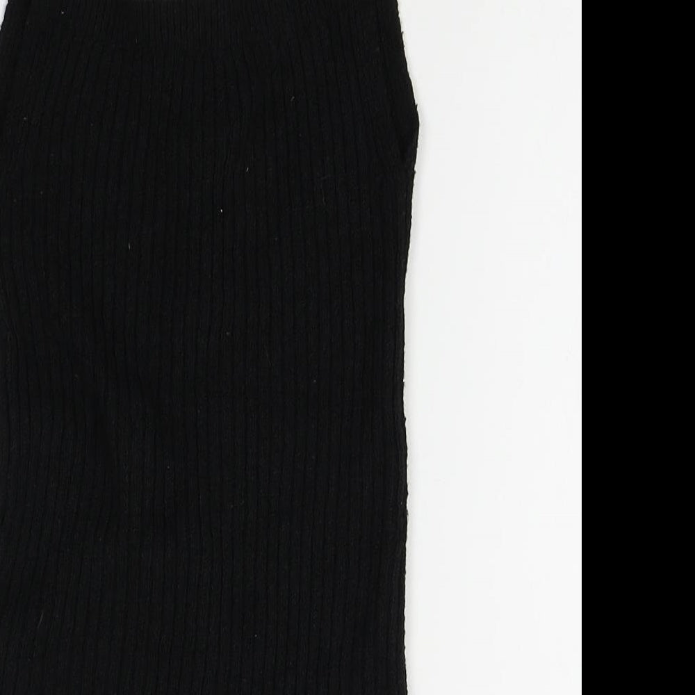 Womens UK Size 6 New Look Black Vest Jumper