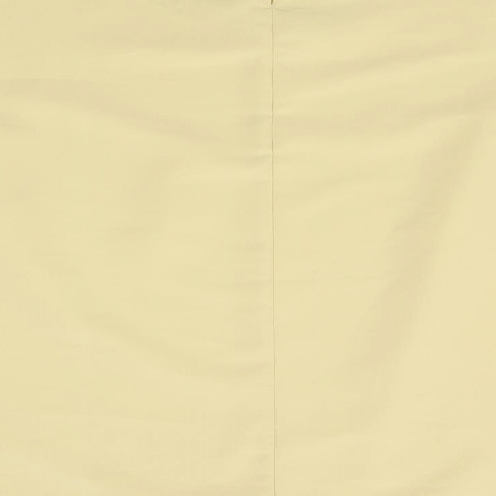 Daxon Womens Yellow Basic Blouse Size 18