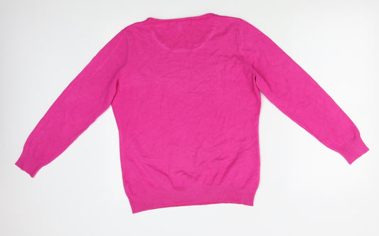 Autonomy Womens Pink Pullover Jumper Size 16