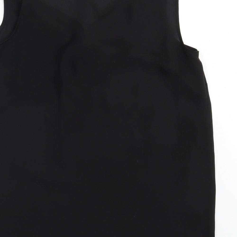 F&F Womens Black Basic Blouse Size 12