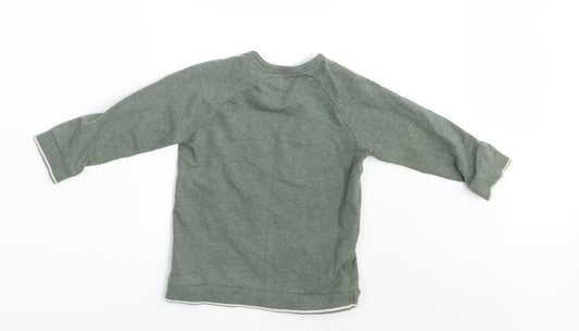 George Boys Green Pullover T-Shirt Size 12-18 Months - Hey I am New Here