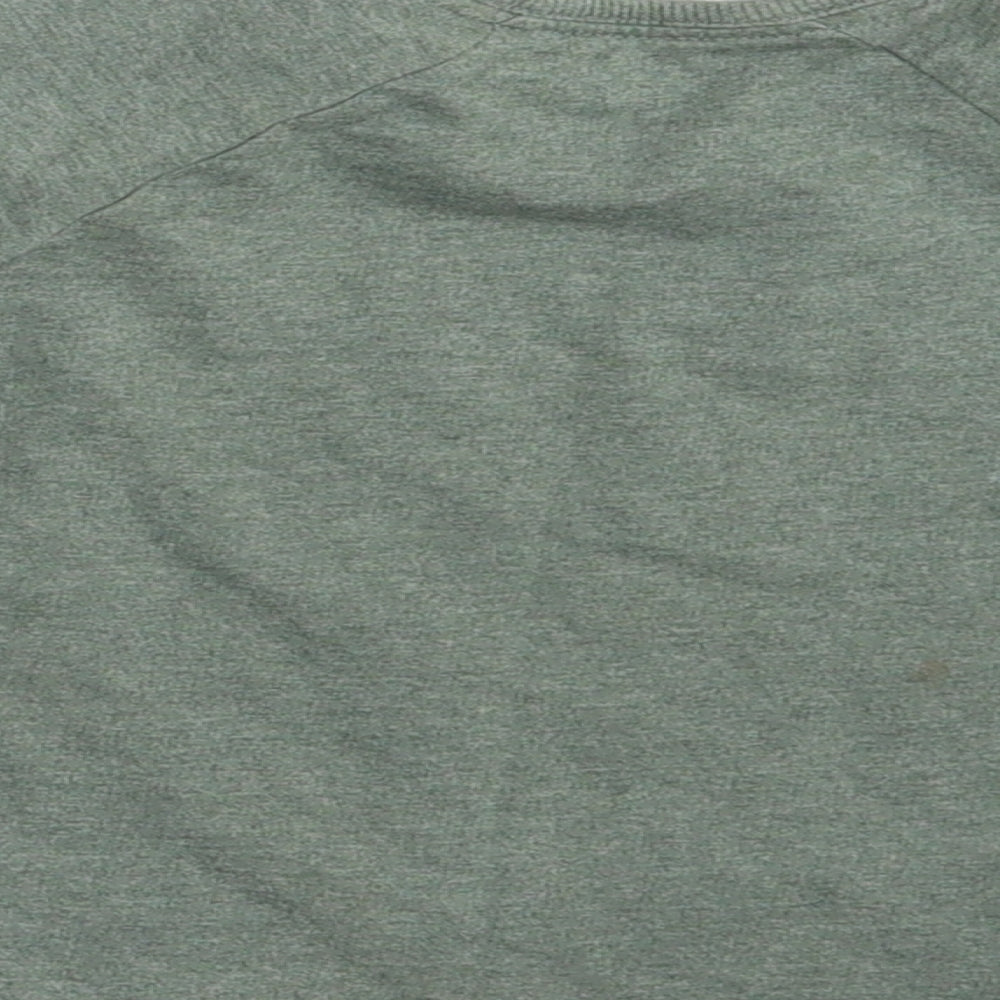 Brand and care label for George boys’ green pullover t-shirt, size 12-18, months - hey i am new here
