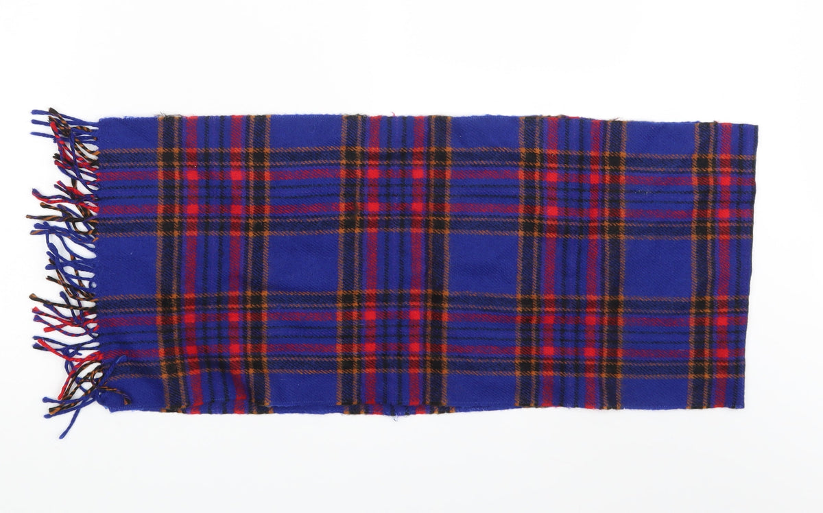 Preworn Unisex Multicoloured Check Scarf