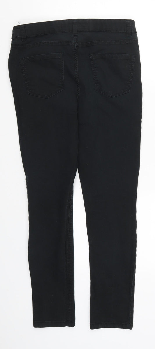 New Look Womens Black Denim Skinny Jeans Size 10 L27 in