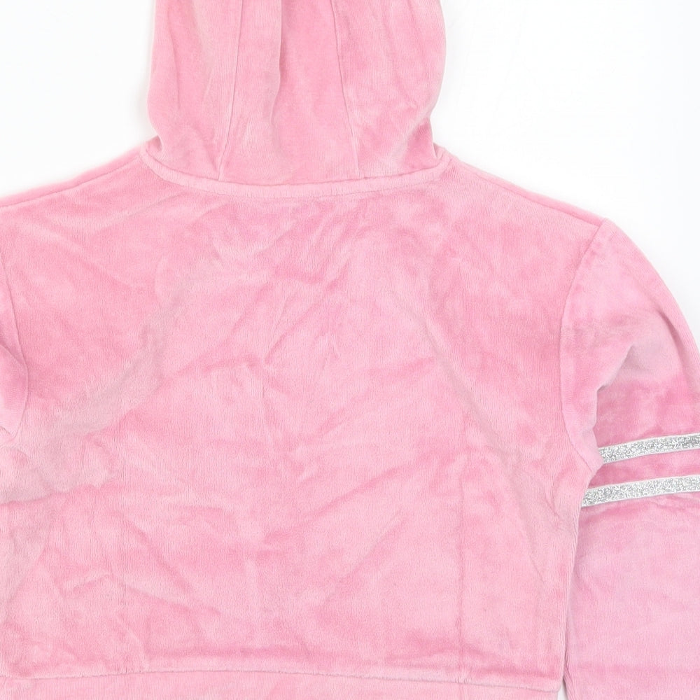 Pep & Co Girls Pink Pullover Hoodie Size 7-8 Years - Amour Couture