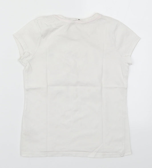 George Girls White Basic T-Shirt Size 7-8 Years - I Love New York City