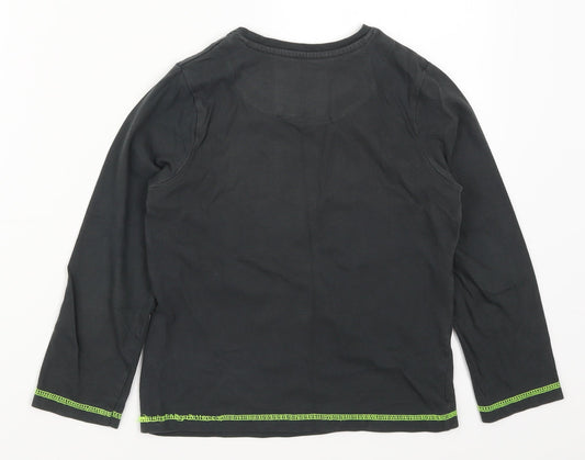 TU Boys Grey Solid Pyjama Top Size 6-7 Years - Need More Sleep