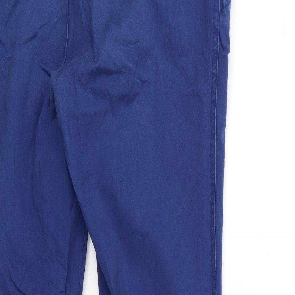 New Look Womens Blue Trousers Size 10 L29 in