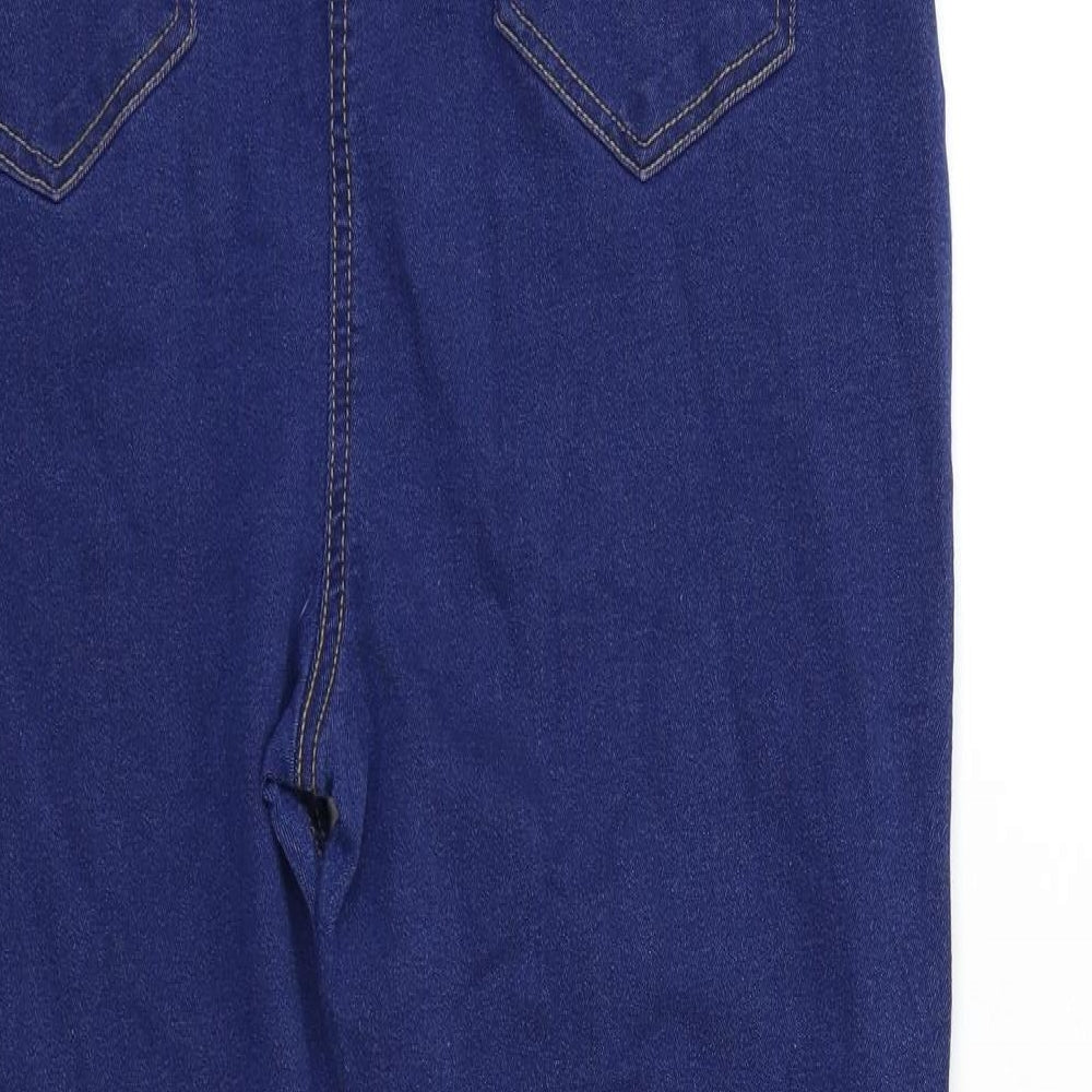Boohoo Womens Blue Denim Jegging Jeans Size 34 in L26 in